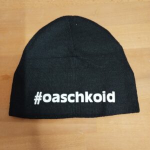 Haube „#oaschkoid“