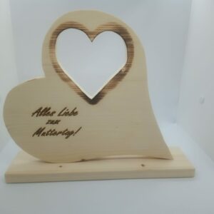 Herz mit Lasergravur Muttertag